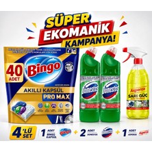 Domestos X2 Asperox 40,lı Bingo Tablet Ekonomik Paket