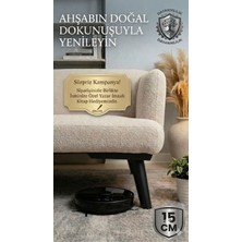 1. Sınıf Gürgen Ağacı 15 cm Siyah Mobilya Kanepe Koltuk Tv Ünitesi Yükseltici Yükseltme Ayakları