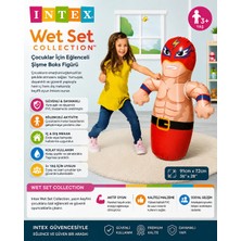 TeknoKapsül Intex Wet Set 44672NP Şişme Boks Torbası Çocuk Oyuncağı 91X72 cm Şişme Vurmalı Oyuncak 3 Yaş Üzeri