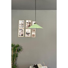 UltraMint Modern Metal Avize, Mint Renkli Sarkıt Aydınlatma, Şık ve Şık Tasarım