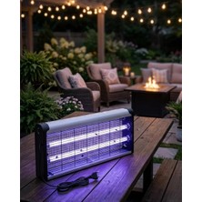 Nevamel® Ev Balkon Mutfak Için Elektrikli Sinek Savar 10W Uv Işıklı Lamba