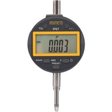 Asimeto 0-50.8MMX0.001 IP67 Dijital Komparatör Saati