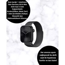 Nevamel® Akıllı Saat Sq-16 Mini Series 10 | Unisex Tasarım Sağlık ve Spor Takibi