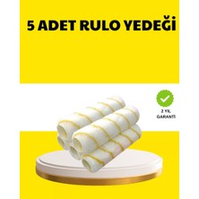 Nevamel® 5’li Ince Işçilik Boya Rulo Seti Pürüzsüz ve Eşit Kaplama