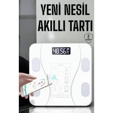 Nevamel® Tartı Baskül Dijital Elektronik Tartı Vücut Analiz Wifi Akıllı Yağ Ölçer