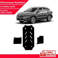 3 Tıkla Suzuki S-Cross 2021-2026 Çelik Diferansiyel Muhafaza Çelik Koruma Sacı A+ Kalite Yerli Üretim