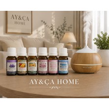 AY&ÇA Home Hava Nemlendiricileri Için Uçucu Oda Koku Yağı Esansiyeli 6'lı Set 10 ml