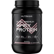 Nutriking Whey Protein Tozu 2000G 80 Servis Çilek Aramalı