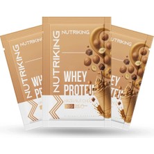 Nutriking Whey Protein (Şase) 10 Adet Protein Tozu Hazelnut Aromalı