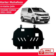 3 Tıkla Opel Vivaro Cargo 2000CC 2021-2026 Çelik Karter Muhafaza Çelik Koruma Sacı A+ Kalite Yerli Üretim