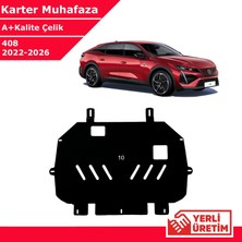 3 Tıkla Peugeot 408 2022-2026 Çelik Karter Muhafaza Çelik Koruma Sacı A+ Kalite Yerli Üretim