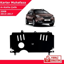 3 Tıkla Peugeot 2008 2013-2017 Çelik Karter Muhafaza Çelik Koruma Sacı A+ Kalite Yerli Üretim