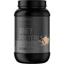 Nutriking Whey Yeni Seri Protein Tozu 2100G 70 Servis Bisküvi Aromalı