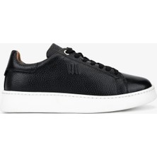 Valmenti Erkek Hakiki Deri Siyah Sneakers & Spor Ayakkabı 04 4401 Erk Ayk Y26 Sıyah