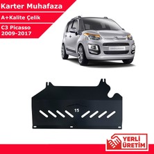 3 Tıkla Citroen C3 Picasso 2009-2017 Çelik Karter Muhafaza Çelik Koruma Sacı A+ Kalite Yerli Üretim