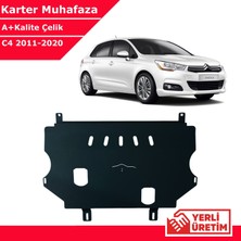 3 Tıkla Citroen C4 2011-2020 Çelik Karter Muhafaza Çelik Koruma Sacı A+ Kalite Yerli Üretim