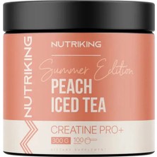 Nutriking Creatine 300G 100 Servis (Summer Edition) Şeftali Iced Tea Aromalı