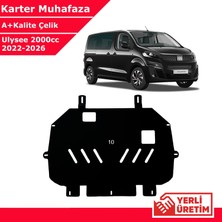 3 Tıkla Fiat Ulysee 2000CC 2022-2026 Çelik Karter Muhafaza Çelik Koruma Sacı A+ Kalite Yerli Üretim