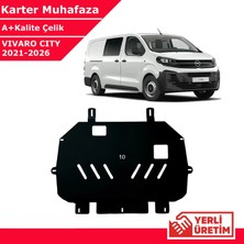 3 Tıkla Opel Vivaro City 2000CC 2021-2026 Çelik Karter Muhafaza Çelik Koruma Sacı A+ Kalite Yerli Üretim