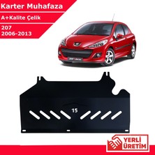 3 Tıkla Peugeot 207 2006-2013 Çelik Karter Muhafaza Çelik Koruma Sacı A+ Kalite Yerli Üretim