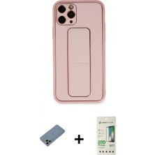 Pileli Store Pilelistore™ iPhone 11 Pro Kılıf Akış Doku - Siyah 20D Premium Cam Ekran Koruyucu + Shine Kamera Lens Koruma Cam - Gı
