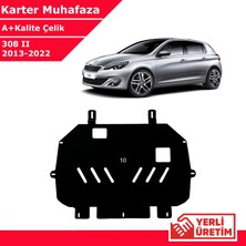 3 Tıkla Peugeot 308 2013-2022 Çelik Karter Muhafaza Çelik Koruma Sacı A+ Kalite Yerli Üretim