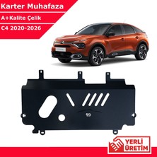 3 Tıkla Citroen C4 2021-2026 Çelik Karter Muhafaza Çelik Koruma Sacı A+ Kalite Yerli Üretim
