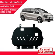 3 Tıkla Citroen C4 Grand Picasso 2013-2018 Çelik Karter Muhafaza Çelik Koruma Sacı A+ Kalite Yerli Üretim