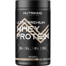 Nutriking Whey Protein Tozu 1000G 40 Servis Bisküvi Aramalı