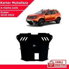3 Tıkla Dacia Duster 2018-2024 Çelik Karter Muhafaza Çelik Koruma Sacı A+ Kalite Yerli Üretim