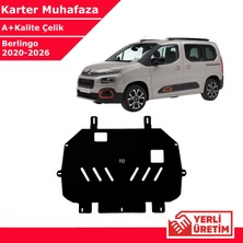 3 Tıkla Citroen Berlingo 2020-2026 Çelik Karter Muhafaza Çelik Koruma Sacı A+ Kalite Yerli Üretim