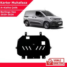 3 Tıkla Citroen Berlingo Van 2020-2026 Çelik Karter Muhafaza Çelik Koruma Sacı A+ Kalite Yerli Üretim