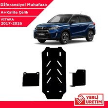 3 Tıkla Suzuki Vitara 2017-2026 Çelik Diferansiyel Muhafaza Çelik Koruma Sacı A+ Kalite Yerli Üretim