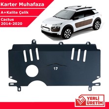 3 Tıkla Citroen C4 Cactus 2014-2020 Çelik Karter Muhafaza Çelik Koruma Sacı A+ Kalite Yerli Üretim