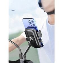 Nevamel 360° Dikiz Aynası Bisiklet Motosiklet Telefon Tutucu
