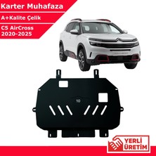 3 Tıkla Citroen C5 Aircross 2020-2025 Çelik Karter Muhafaza Çelik Koruma Sacı A+ Kalite Yerli Üretim