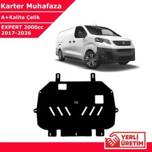 3 Tıkla Peugeot Expert 2000CC 2017-2026 Çelik Karter Muhafaza Çelik Koruma Sacı A+ Kalite Yerli Üretim