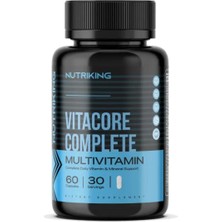 Nutriking Vitacore Complete Günlük Vitamin ve Mineral Takviyesi 60 Kapsül