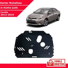 3 Tıkla Toyota Corolla 2013-2019 Çelik Karter Muhafaza Çelik Koruma Sacı A+ Kalite Yerli Üretim