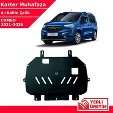 3 Tıkla Opel Combo 2021-2026 Çelik Karter Muhafaza Çelik Koruma Sacı A+ Kalite Yerli Üretim
