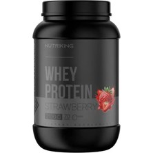Nutriking Whey Yeni Seri Protein Tozu 2100G 70 Servis Çilek Aromalı