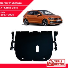 3 Tıkla Volkswagen Polo 2017-2026 Çelik Karter Muhafaza Çelik Koruma Sacı A+ Kalite Yerli Üretim