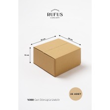 Rufus Concept 20X20X10CM Kraft Koli 25 Adet