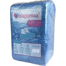 Dipomax Galoş 20 Mikron Mavi Çift Lastik  20 Çanta/ 20.000 Adet / 1 Koli