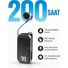 Teknohane Makaralı Kulaklık Bluetooth 6.0 Titreşimli Hızlı Şarjlı 20 Saat Konuşma