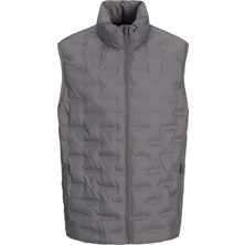Jack & Jones Erkek Kolsuz Dik Yaka Kapitone Yelek - Aston