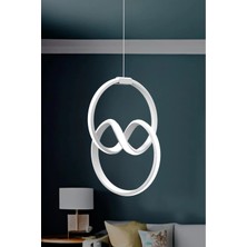 UltraMint Modern Beyaz Sarkıt LED Aydınlatma, Şık ve Parlak Işık Kaynağı