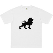 Hakiki Kastamonu Taş Baskı Aslan Burcu Unisex Tişört