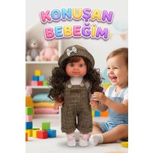 Farbu Oyuncak Lucia Girl Konuşan 35 cm - Etkileşimli Kolları Bacakları ve Kafası Et Kutulu Oyuncak Bebek