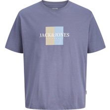 Jack & Jones Erkek Gögüs Baskili Bisiklet Yaka Tisört - Frederiksberg